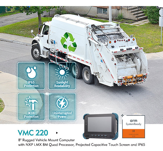 VMC 220: The Ideal Rugged Vehicle Mount Computer